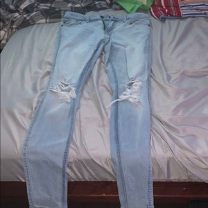 Hollister extreme skinny jeans